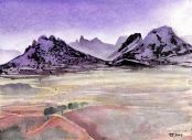 Landschaft bei Axum, Äthiopien
